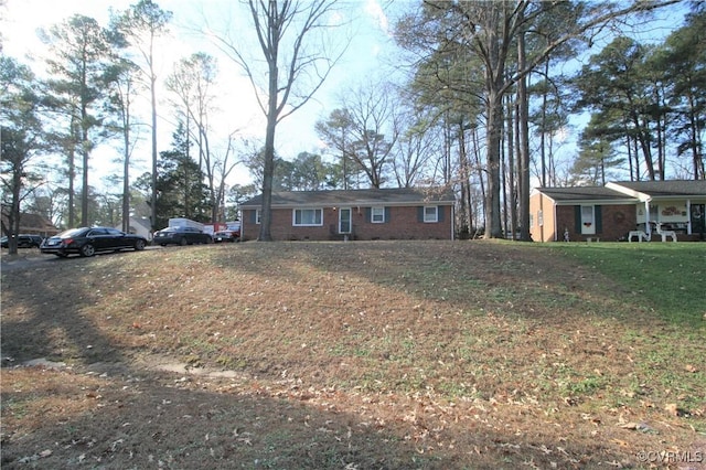 view of ranch-style home