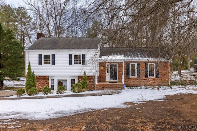 view of front of property