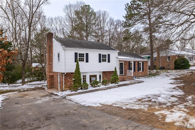 view of front of home