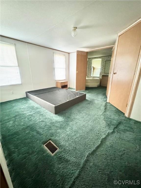 interior space with carpet floors