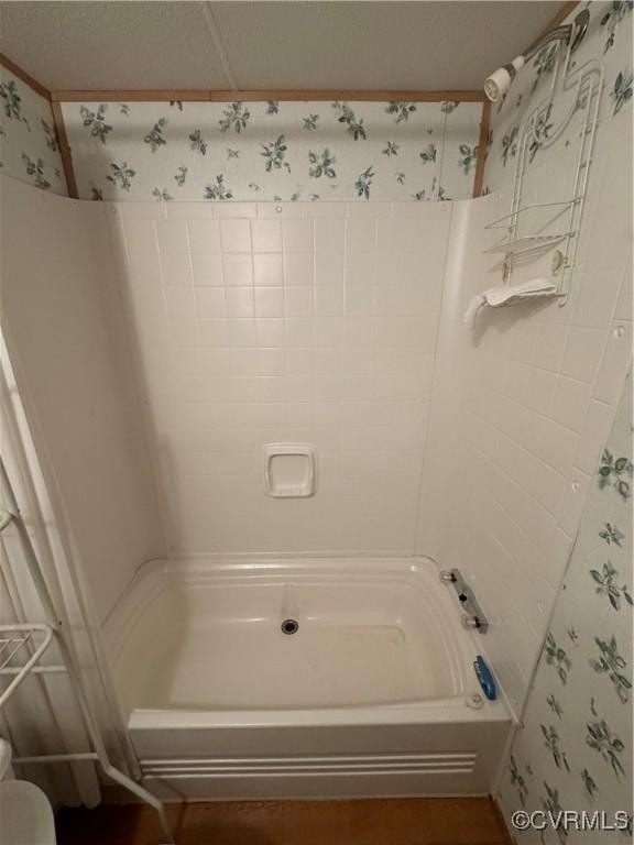 bathroom featuring tub / shower combination