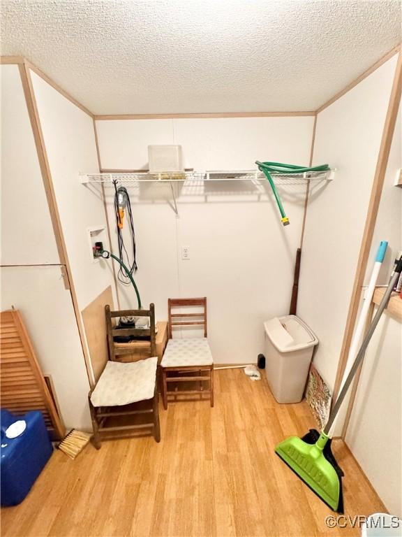 interior space with light wood-type flooring