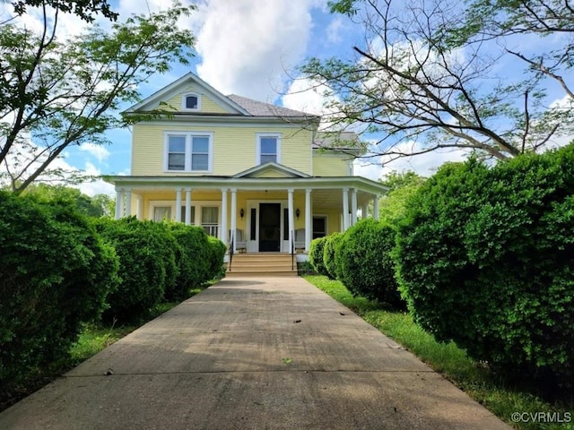 victorian home with a porch