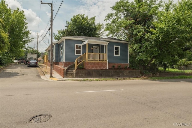 view of front of home