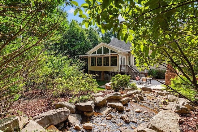 exterior space with a patio area