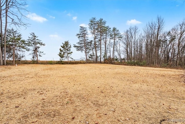 view of landscape featuring a rural view