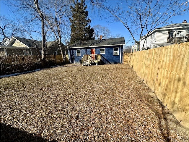 view of rear view of house