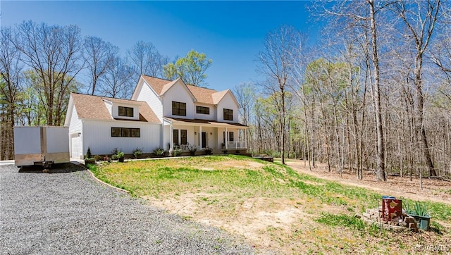 30284 Zoar Rd, Orange, VA 22508 - view of front of property with roof with shingles and covered porch