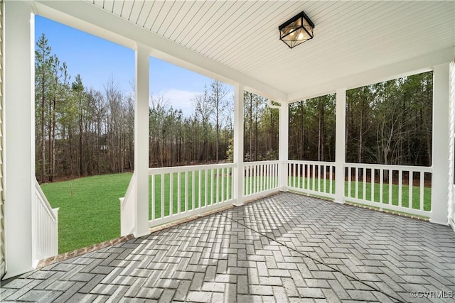 3900 New Kent Hwy, Quinton, VA 23141 - view of unfurnished sunroom