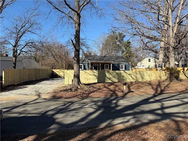 view of front of home