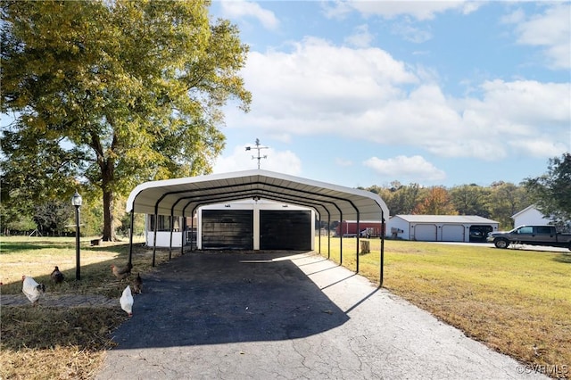 exterior space featuring a lawn