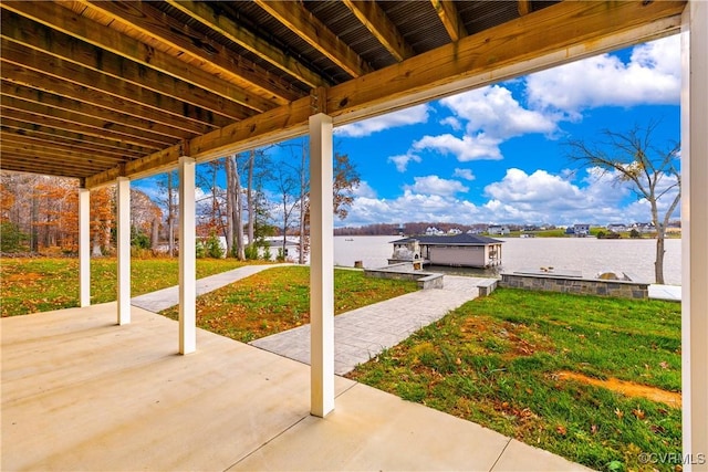 view of patio