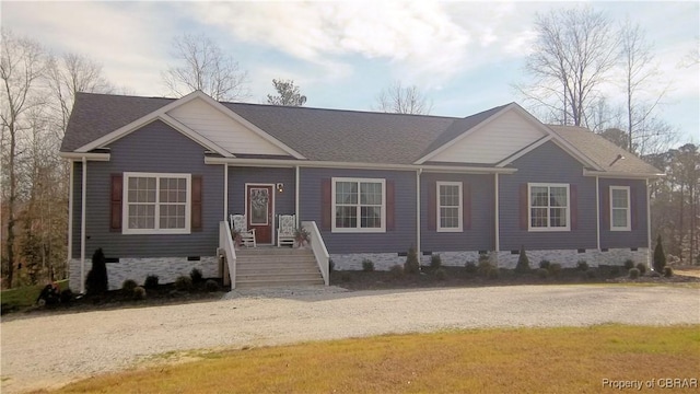 view of front of home