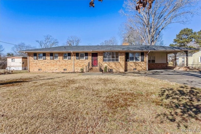 view of front of house with a carport