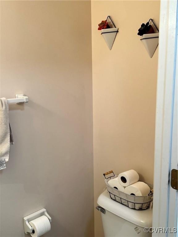 bathroom featuring toilet