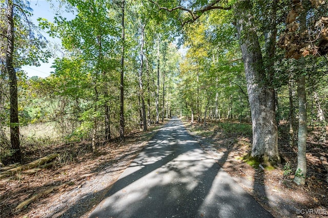 view of road