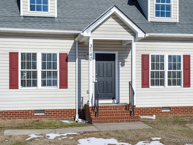 view of entrance to property