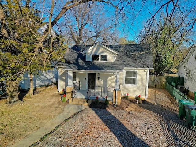 view of front of house