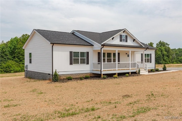 view of front of home featuring a porch