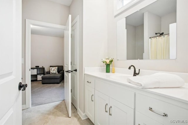 5080 Brandon Pines Way, Providence Forge, VA 23140 - bathroom featuring curtained shower and vanity