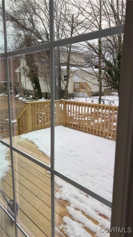 view of doorway to outside