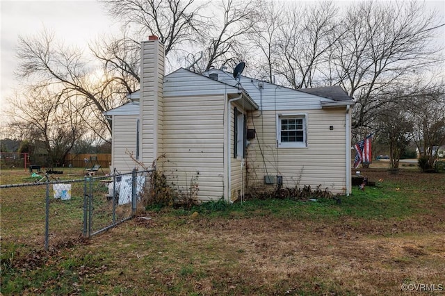 view of side of home