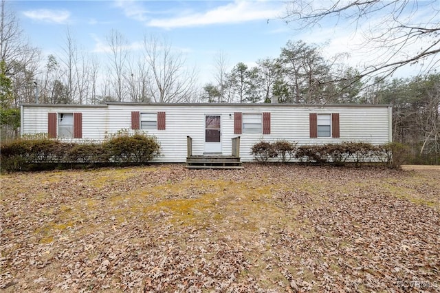 view of manufactured / mobile home