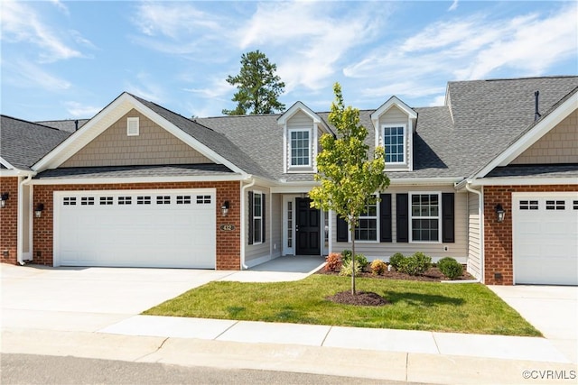 view of front of home with a front yard