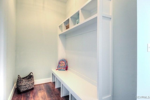 1509 Buford Rd, North Chesterfield, VA 23235 - mudroom featuring dark wood finished floors and baseboards