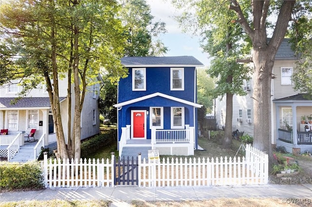 view of front of home