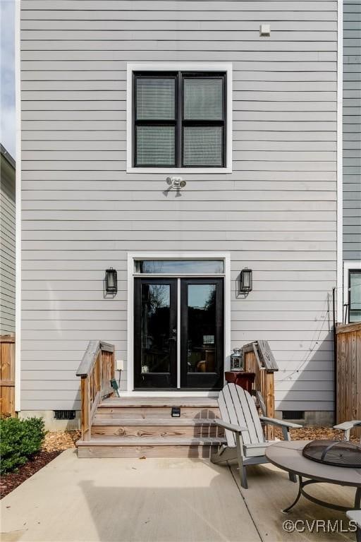 rear view of house with a patio area