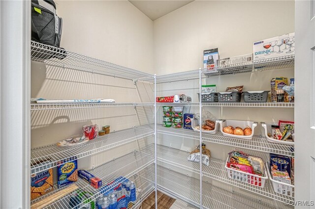 view of pantry