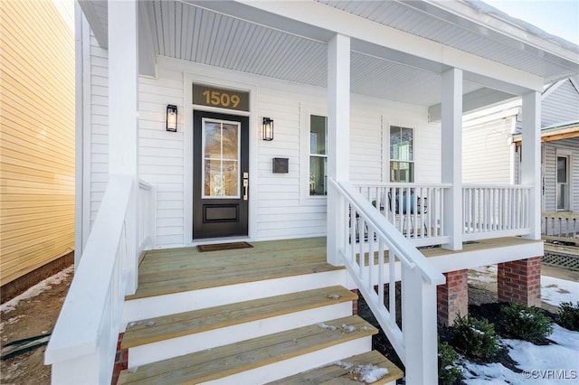 view of entrance to property