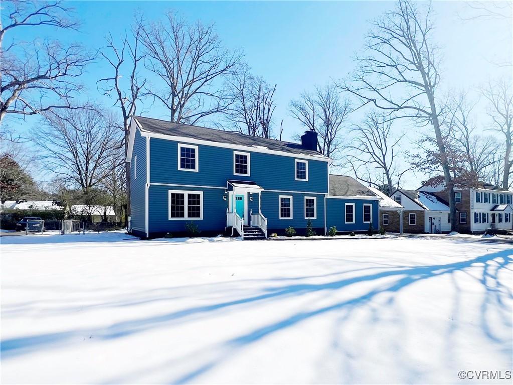 view of colonial home