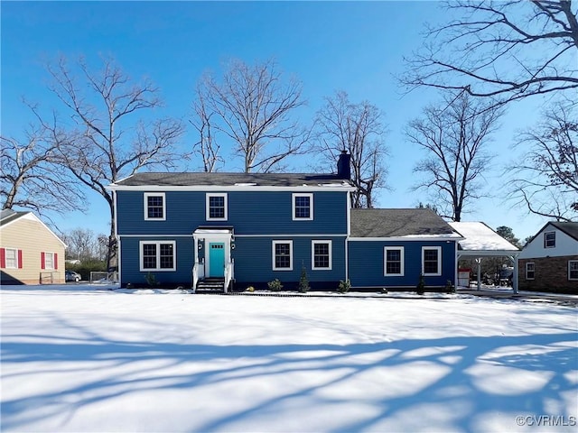 view of front of property