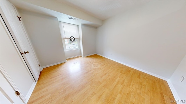 interior space with light wood-type flooring