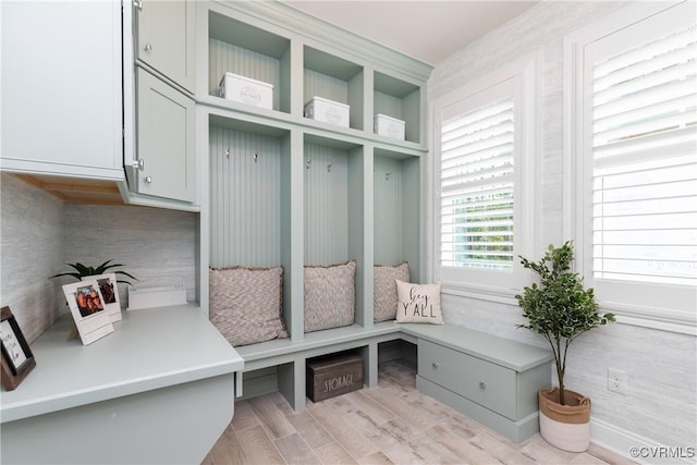 11163 Independence Rd, Ashland, VA 23005 - mudroom with light hardwood / wood-style floors