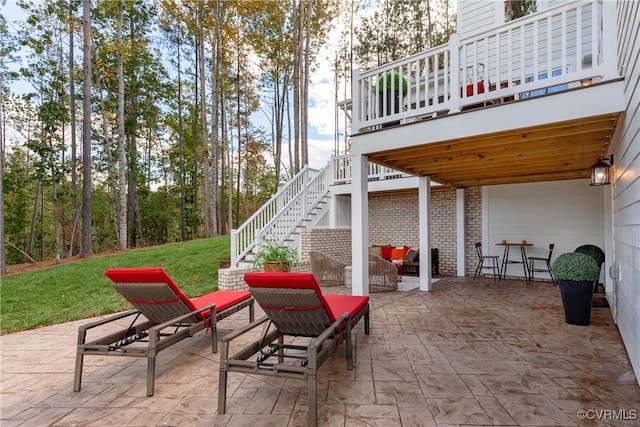 11163 Independence Rd, Ashland, VA 23005 - view of patio with a deck