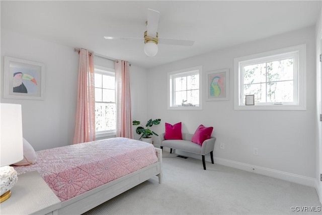 11163 Independence Rd, Ashland, VA 23005 - bedroom with ceiling fan and light colored carpet