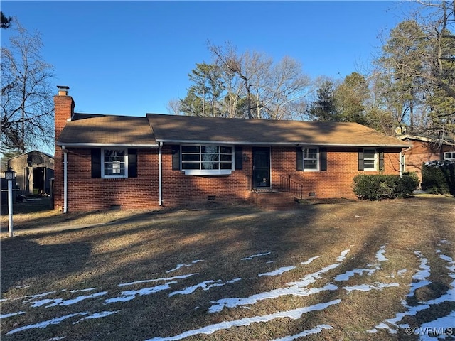 view of ranch-style home