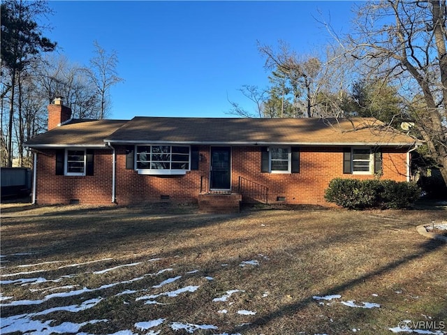 view of ranch-style home