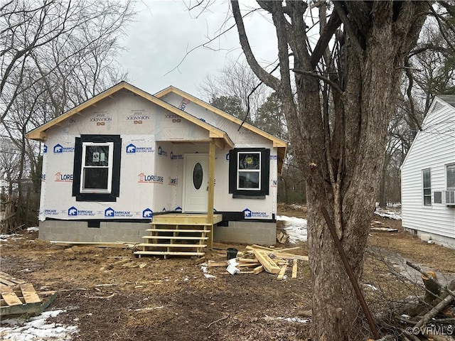 view of property under construction