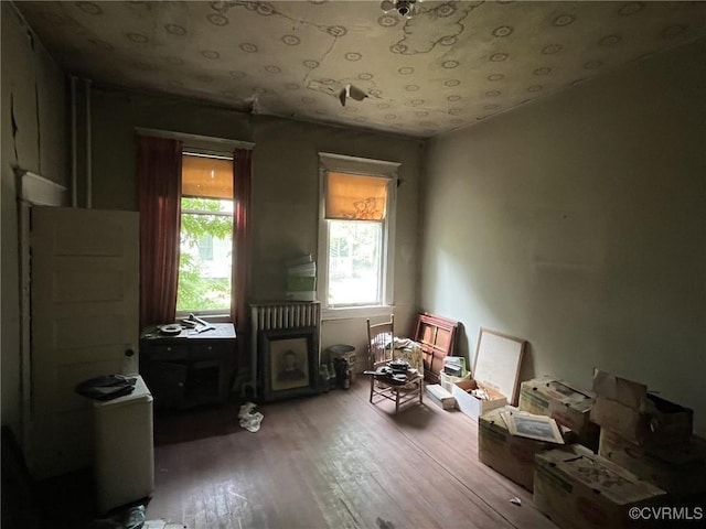 miscellaneous room with light hardwood / wood-style floors