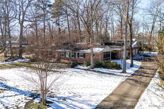 view of ranch-style house