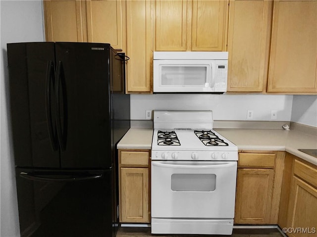 kitchen featuring white appliances