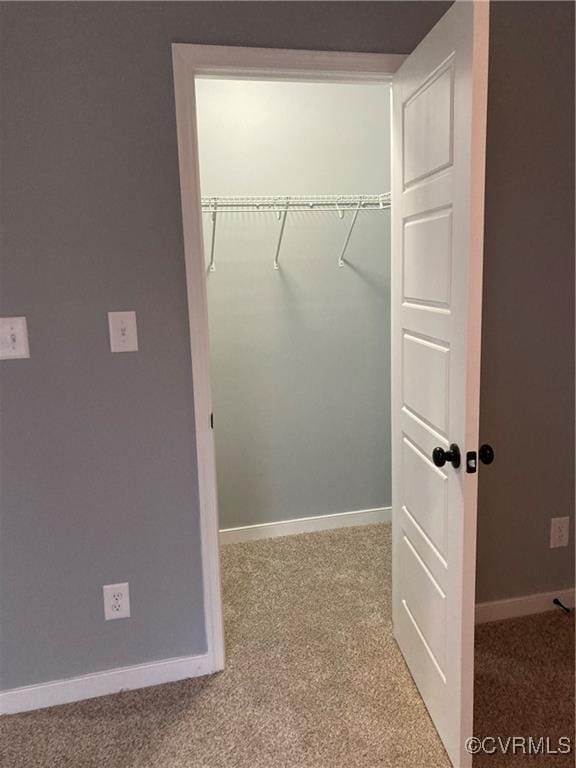 view of closet