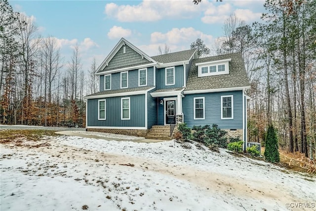 view of craftsman inspired home