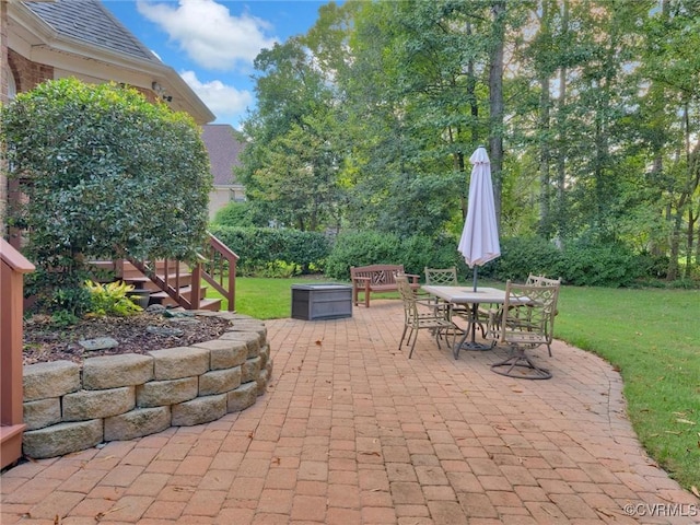 view of patio