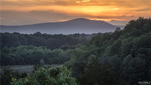 view of mountain feature