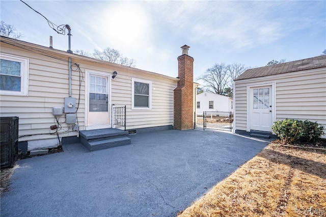 view of rear view of property